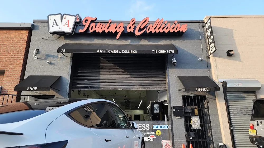 AA's towing and collision