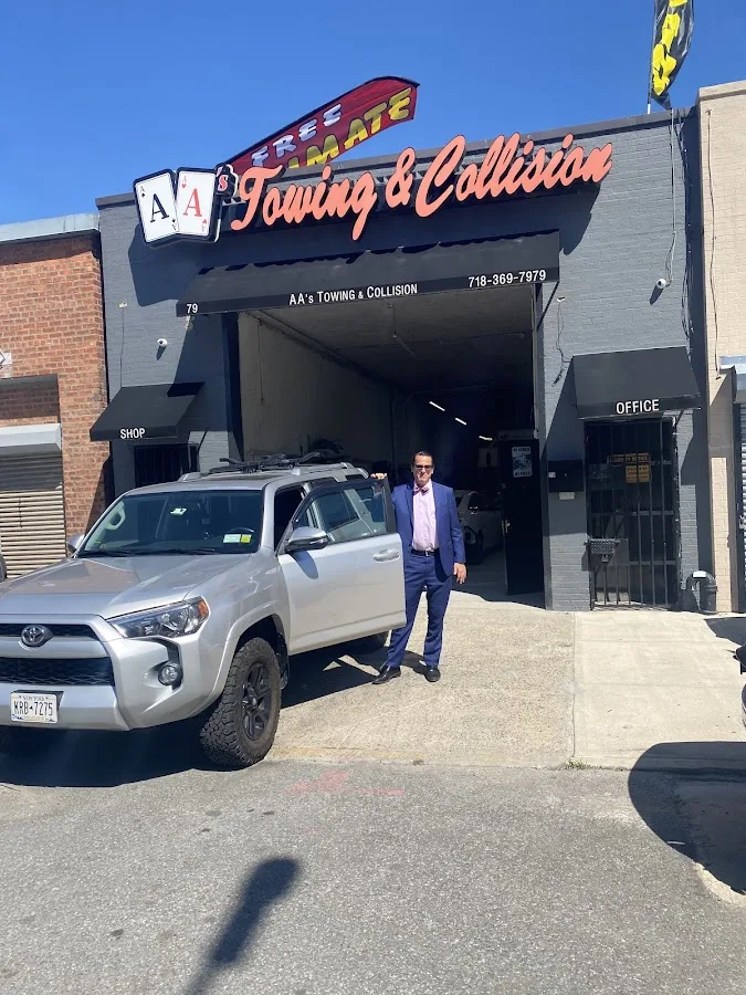 AA's towing and collision