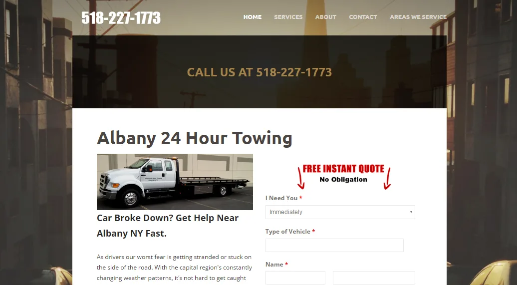 Albany 24 Hour Towing