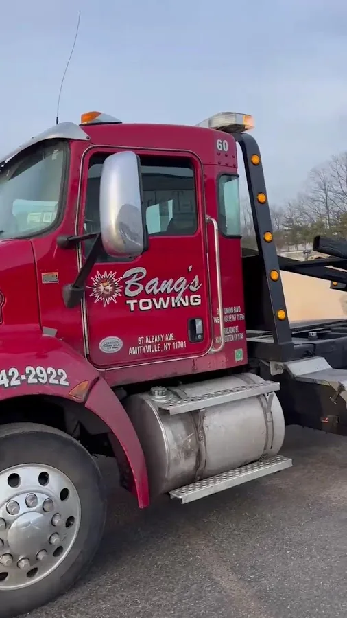 Waiting safely at the roadside with hazards on