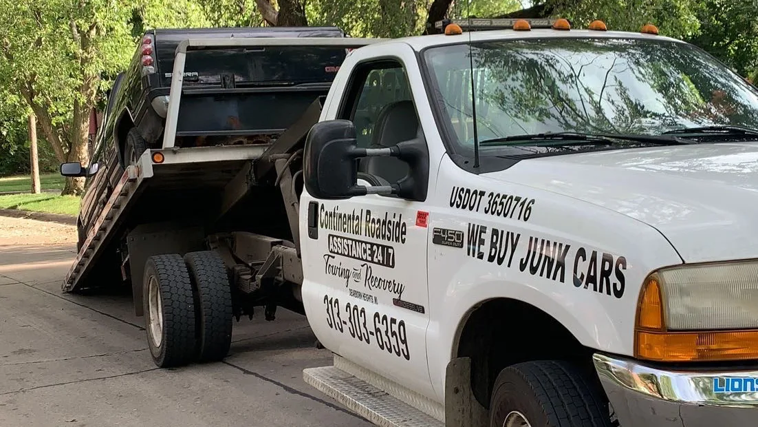 continental roadside assistance towing & recovery