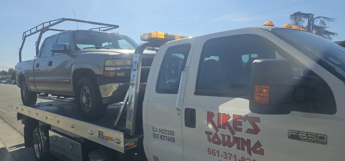 Kike's Towing Service - Servicio de grúa en Bakersfield CA - Towing near me in Bakersfield CA - Flatbed Towing in Bakersfield