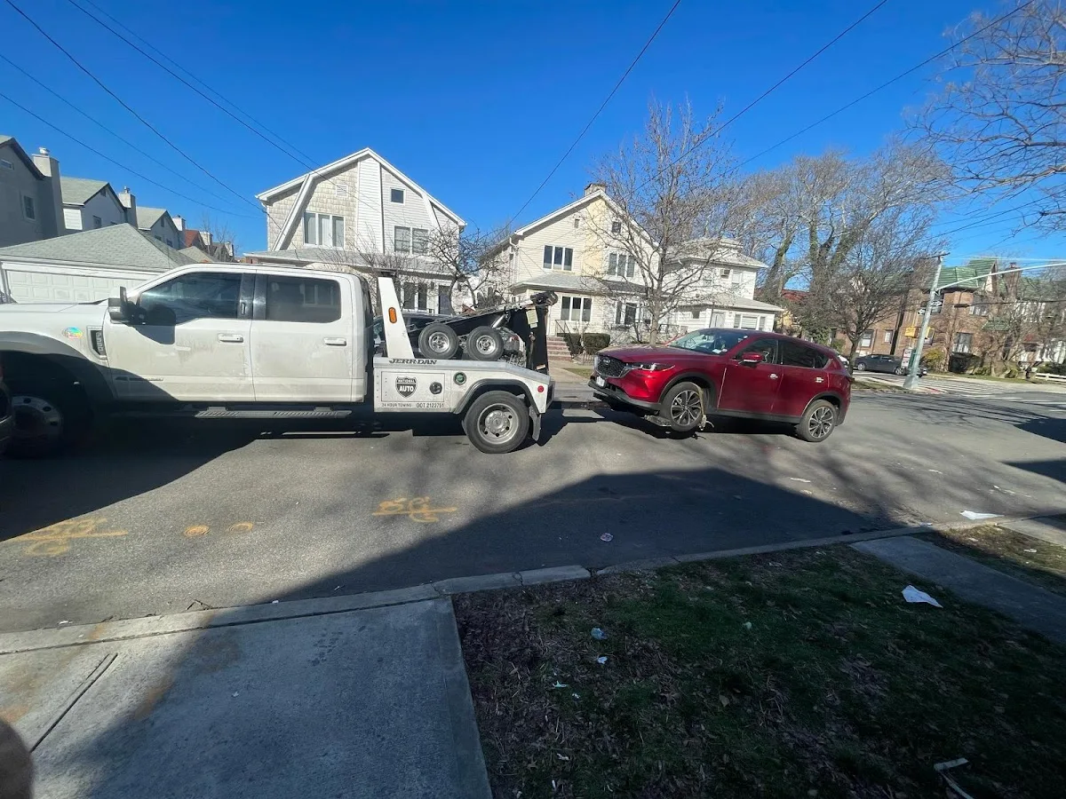 Completed roadside assistance outcome for a light-duty vehicle