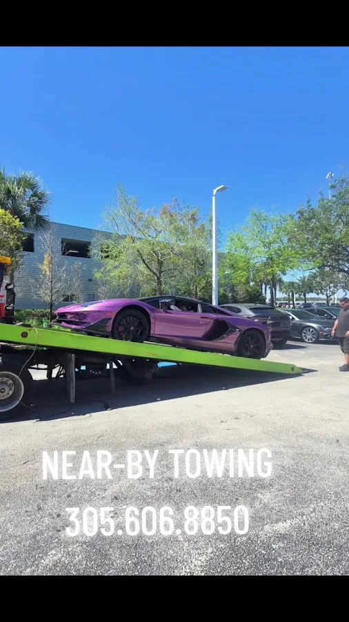 Near-by towing Grúa