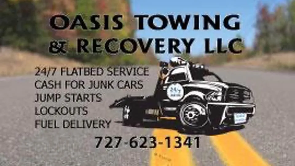 Oasis Towing and Recovery LLC. 24/7 Flatbed service.