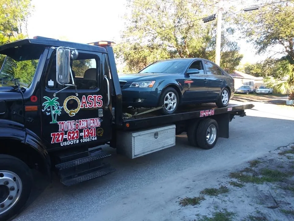 Oasis Towing and Recovery LLC. 24/7 Flatbed service.