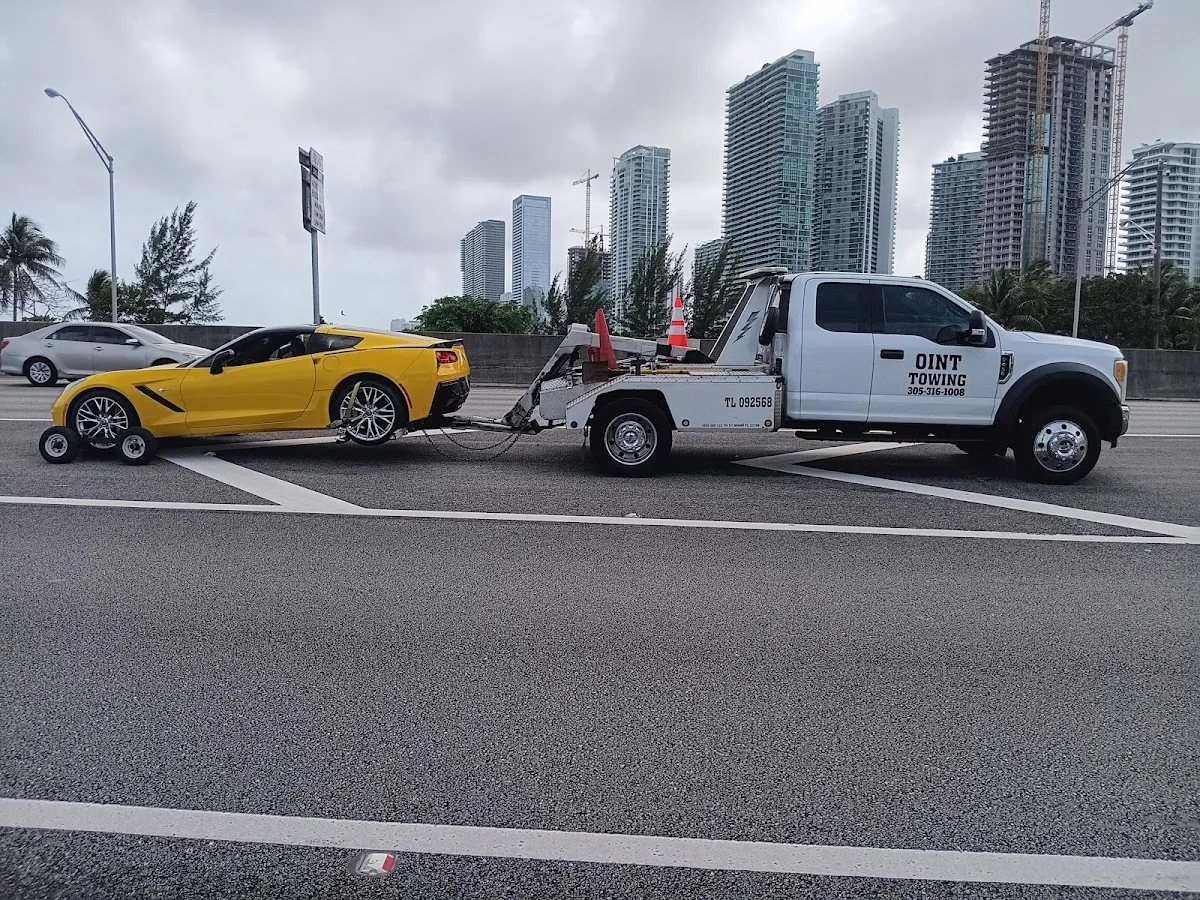 oint towing inc tow truck North Miami