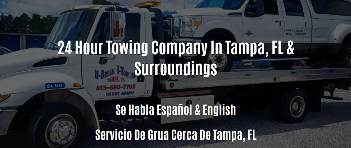 U-Break I-Tow | 24/7 Towing Company in Tampa, FL